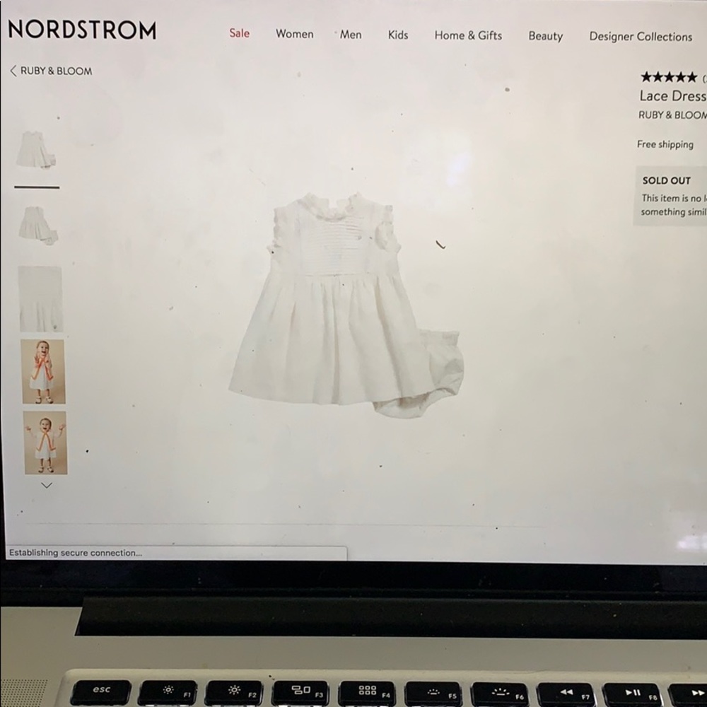 Ruby & Bloom Lace Dress 12m